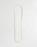 Chicos Art Deco Beaded Necklace - PINK