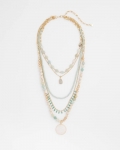 Chicos Convertible Multi-Strand Semi-Precious Stone Necklace - MULTI Chicos Convertible Multi-Strand Semi-Precious Stone Necklace - MULTI