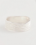 Chicos Silvertone Cuff Bracelet - SILVER Chicos Silvertone Cuff Bracelet - SILVER