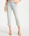 Chicos Girlfriend Slim Capri Jeans - BEACHCOMBER INDIGO Chicos Girlfriend Slim Capri Jeans - BEACHCOMBER INDIGO
