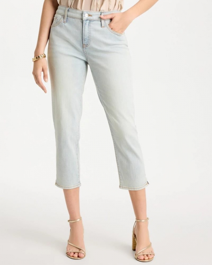Chicos Girlfriend Slim Capri Jeans - BEACHCOMBER INDIGO