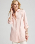 Chicos No Iron Pocket Tunic - FADED PINK Chicos No Iron Pocket Tunic - FADED PINK