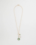 Chicos Lucky Charm Twice As Nice Necklace - GREEN Chicos Lucky Charm Twice As Nice Necklace - GREEN