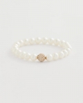 Chicos Pearlescent Stretch Hero Bracelet - PEARL