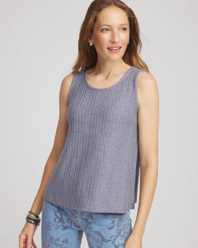 Chicos Cozy Tank - PASSPORT BLUE Chicos Cozy Tank - PASSPORT BLUE