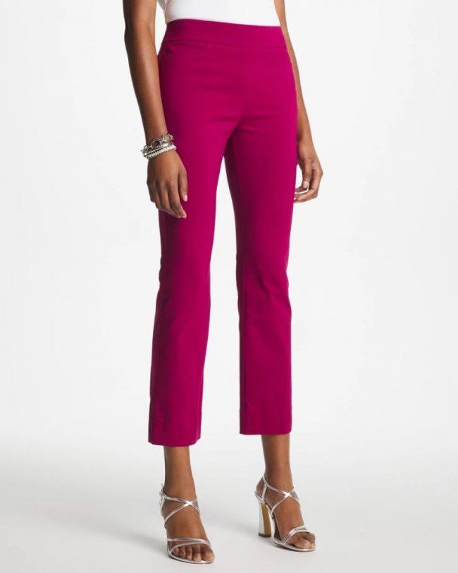 Chicos Brigitte™ Crop Flare - GLADIOLUS