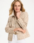 Chicos Denim Leopard Print Jacket - CLASSIC ANIMAL Chicos Denim Leopard Print Jacket - CLASSIC ANIMAL