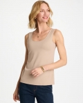 Chicos Microfiber Tank - SOFT LATTE Chicos Microfiber Tank - SOFT LATTE