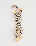 Chicos Tiger Brooch - BLACK/WHITE
