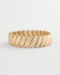 Chicos Matte Twist Stretch Bracelet - GOLD