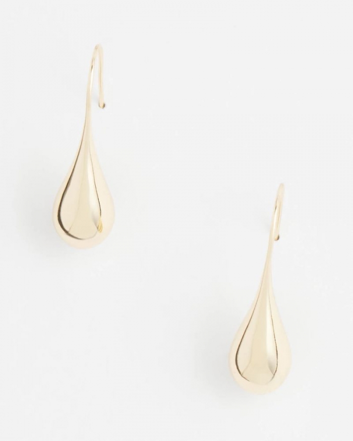 Chicos No Droop™ Gold Tone Teardrop Threader Earrings - GOLD