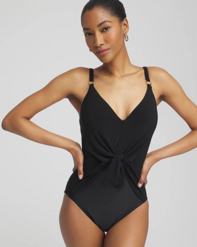 Chicos Magicsuit Obi One Saki One Piece - BLACK