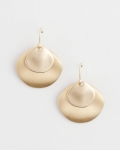 Chicos Gold Drop Earrings - GOLD Chicos Gold Drop Earrings - GOLD