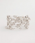 Chicos Silvertone Coil Bracelet - SILVER Chicos Silvertone Coil Bracelet - SILVER