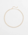 Chicos Goldtone Tennis Necklace - GOLD Chicos Goldtone Tennis Necklace - GOLD