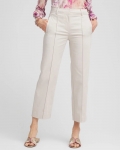 Chicos Stretch Sateen Straight Cropped Pants - SMOKEY TAUPE Chicos Stretch Sateen Straight Cropped Pants - SMOKEY TAUPE