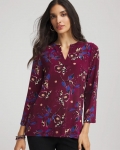 Chicos Travelers™ Artisanal Toss Tunic - BLACKENED BURGUNDY Chicos Travelers™ Artisanal Toss Tunic - BLACKENED BURGUNDY
