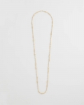 Chicos Goldtone Long Beaded Necklace - GOLD