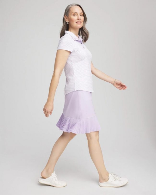 Chicos Zenergy® UPF Pleated Skort - VIOLET AURA Chicos Zenergy® UPF Pleated Skort - VIOLET AURA