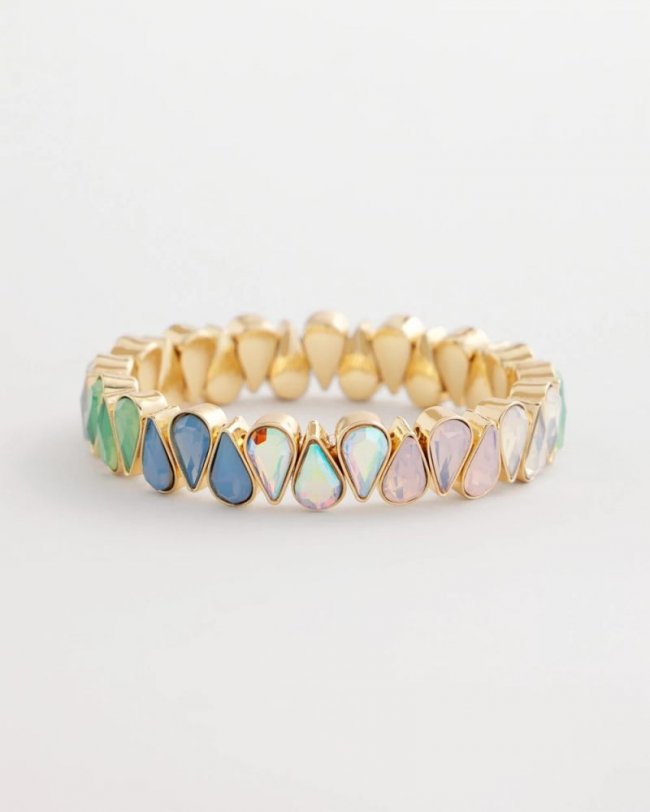 Chicos Teardrop Tennis Bracelet - MULTI Chicos Teardrop Tennis Bracelet - MULTI