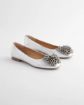 Chicos Omega Beaded Ballet Flats - METALLIC Chicos Omega Beaded Ballet Flats - METALLIC
