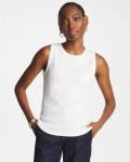 Chicos High Neck Rib Tank - ALABASTER Chicos High Neck Rib Tank - ALABASTER