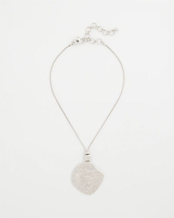 Chicos Short Silver Pendant - SILVER