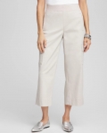 Chicos Cargo Straight Leg Cropped Pants - SMOKEY TAUPE Chicos Cargo Straight Leg Cropped Pants - SMOKEY TAUPE