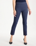 Chicos Brigitte™ Slim Embroidered Pull-On Crop Pant - INDIGO Chicos Brigitte™ Slim Embroidered Pull-On Crop Pant - INDIGO