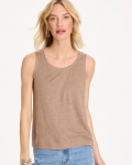 Chicos Linen Tank - TOPAZ SMOKE Chicos Linen Tank - TOPAZ SMOKE