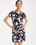 Chicos Zenergy® UPF Floral Nights Bungee Dress - BLACK Chicos Zenergy® UPF Floral Nights Bungee Dress - BLACK