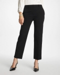 Chicos Emme Fly Front Straight Crop Pants - BLACK Chicos Emme Fly Front Straight Crop Pants - BLACK