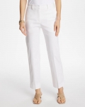 Chicos Emme Fly Front Straight Crop Pants - ALABASTER Chicos Emme Fly Front Straight Crop Pants - ALABASTER