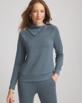 Chicos Zenergy® Soft Popover Top - STORMY WEATHER Chicos Zenergy® Soft Popover Top - STORMY WEATHER