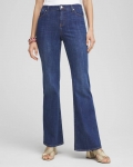 Chicos Girlfriend Flare Jeans - CARINA INDIGO Chicos Girlfriend Flare Jeans - CARINA INDIGO