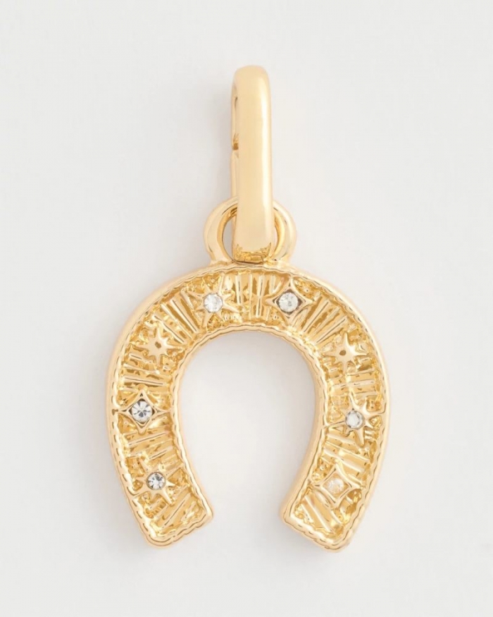 Chicos Horseshoe Charm - GOLD