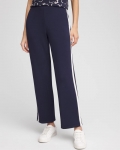 Chicos Zenergy® Striped Scuba Pants - CLASSIC NAVY