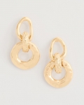 Chicos Golden Link Drop Earrings - GOLD Chicos Golden Link Drop Earrings - GOLD