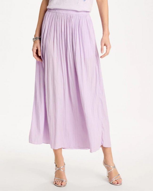 Chicos Sea Island Pull-On Maxi Skirt - ORCHID MIST
