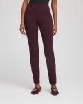 Chicos Circle Jacquard Juliet Slim Ankle Pants - BLACK Chicos Circle Jacquard Juliet Slim Ankle Pants - BLACK