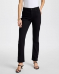 Chicos Girlfriend Slim Full-Length Jeans - BLACK