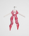 Chicos Printed Skinny Scarf - CHERRY LUSH Chicos Printed Skinny Scarf - CHERRY LUSH