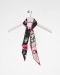 Chicos Kyoto Bloom Skinny Scarf - BLACK Chicos Kyoto Bloom Skinny Scarf - BLACK