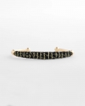 Chicos Thread Wrapped Cuff Bracelet - BLACK/GOLD Chicos Thread Wrapped Cuff Bracelet - BLACK/GOLD