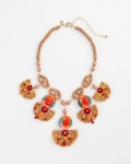 Chicos Tropical Floral Bib Necklace - MULTI Chicos Tropical Floral Bib Necklace - MULTI