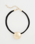 Chicos Gold Pendant Cord Necklace - GOLD Chicos Gold Pendant Cord Necklace - GOLD