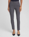 Chicos Brigitte™ Chain Connection Slim Ankle Pants - PASSPORT BLUE Chicos Brigitte™ Chain Connection Slim Ankle Pants - PASSPORT BLUE
