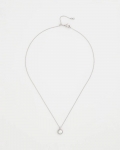 Chicos Silver Pearl Single Strand Necklace - SILVER Chicos Silver Pearl Single Strand Necklace - SILVER