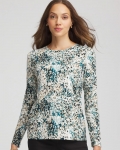 Chicos Touch of Cool™ Layering Tee - TEAL SHADOW Chicos Touch of Cool™ Layering Tee - TEAL SHADOW
