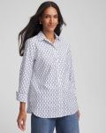 Chicos No IronChain Connection Shirt - PASSPORT BLUE Chicos No IronChain Connection Shirt - PASSPORT BLUE